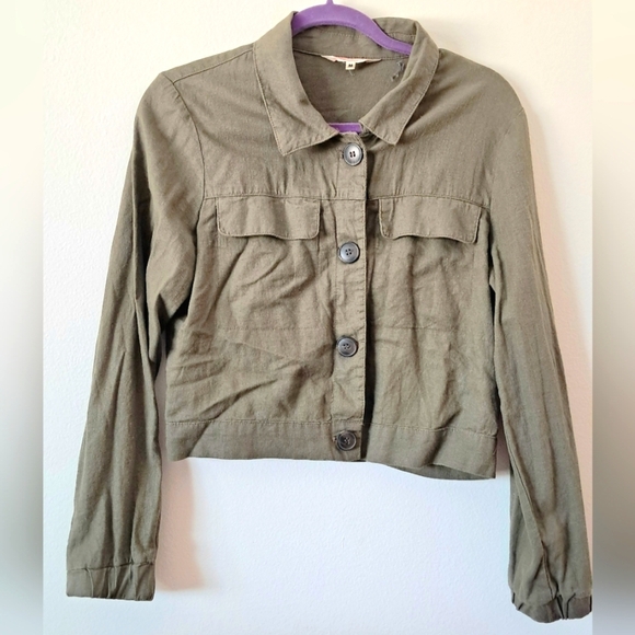 Olive Green Women's Jacket - Picture 1 of 7